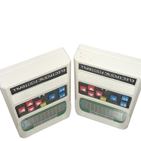 Lot of 2 Mattel Electronic Football Retro Handheld Games Tested Works LED Blip - Picture 10 of 10